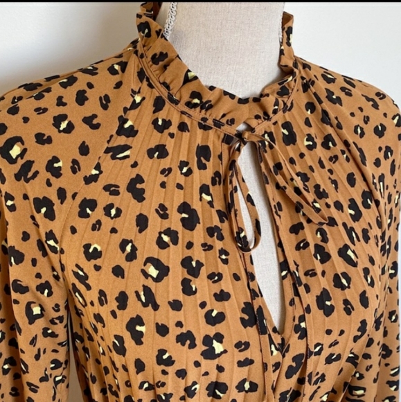 & Other Stories Leopard Print Dress - Picture 3 of 10
